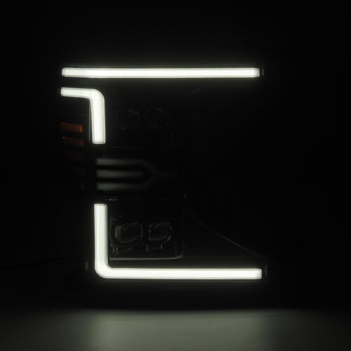 AlphaRex 20-22 Ford F-250/350/450 SD NOVA-Series LED Proj Headlights Alpha-Bk w/Acv Light SS & SBDRL - Image 4