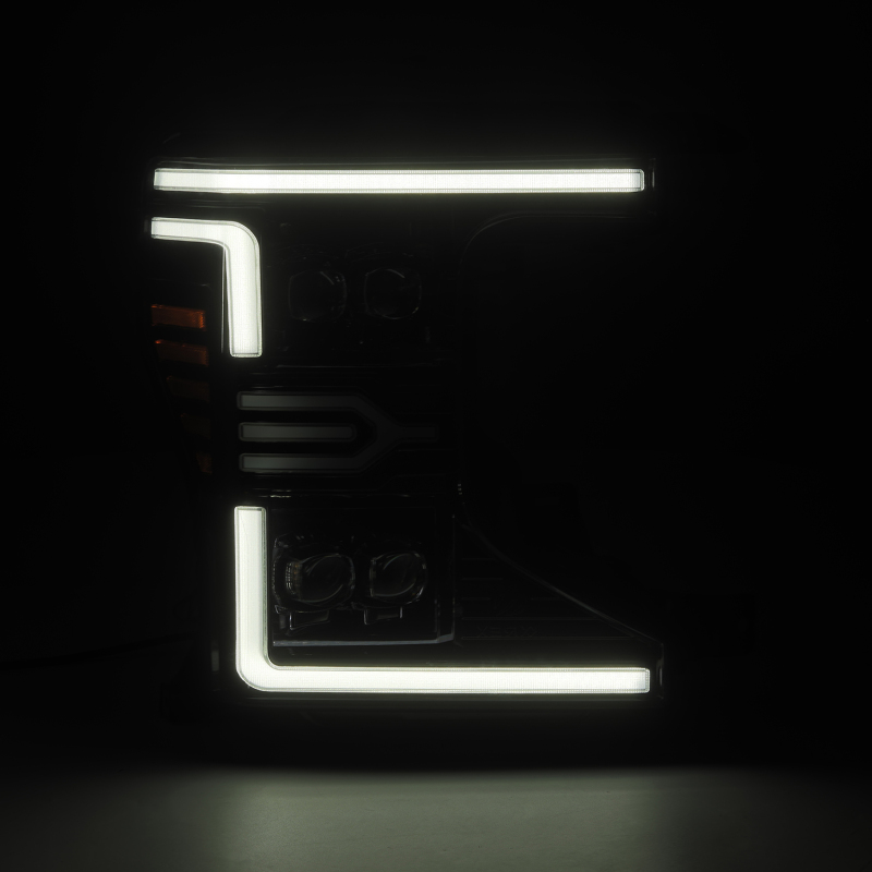 AlphaRex 20-22 Ford F-250/350/450 SD NOVA-Series LED Proj Headlights Alpha-Bk w/Acv Light SS & SBDRL - Image 4