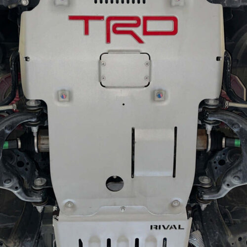 Rival 2016-2023 Toyota Tacoma 3Gen 4WD Aluminum Transmission Transfer Case Skid Plate - Image 6