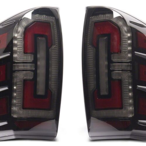 Alternative view of Raxiom for 2016-2023 Toyota Tacoma LED Tail Lights- Black Housing (Smoked Lens)