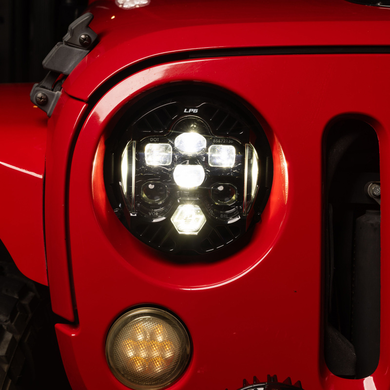 Baja Designs 07-18 Jeep Wrangler JK DOT LP6 LED Headlight Kit (For LED Headlights) - Clear/White - Image 3