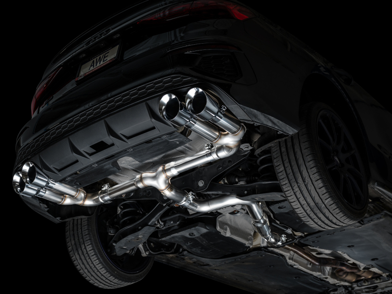 AWE Tuning Track Edition Exhaust - Chrome Silver Tips for 22-24 Audi 8Y S3 - Image 10