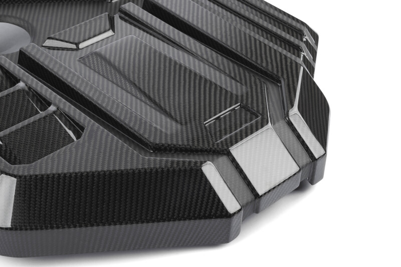 Dinan for 21-27 BMW M2/M3/M4 (G80/G82/G87) Gloss Carbon Fiber Engine Cover w/Matte Accents - Image 5