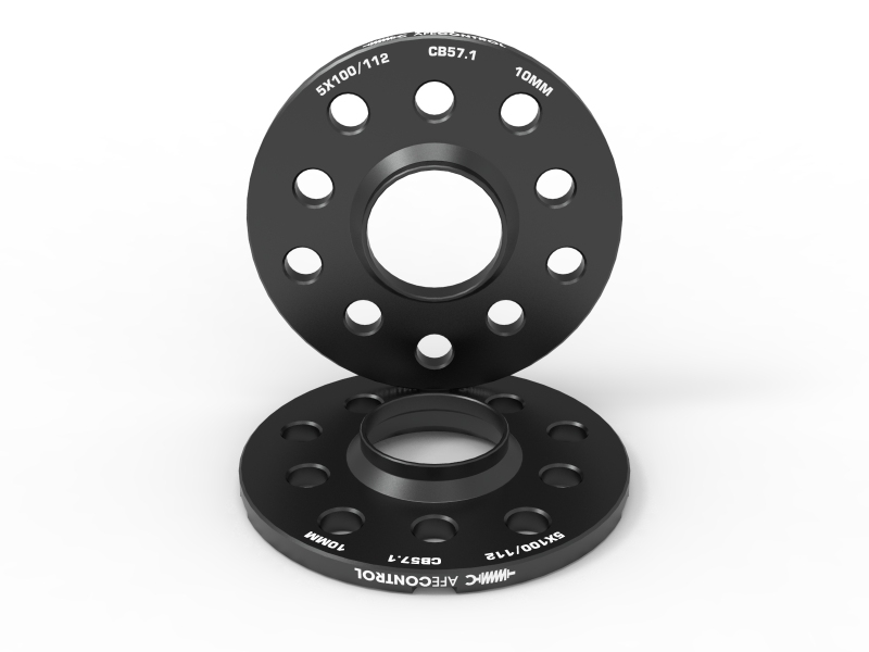 aFe Power CONTROL Billet Aluminum Wheel Spacers 5x100/112 CB57.1 10mm - Volkswagen/Audi - Image 2