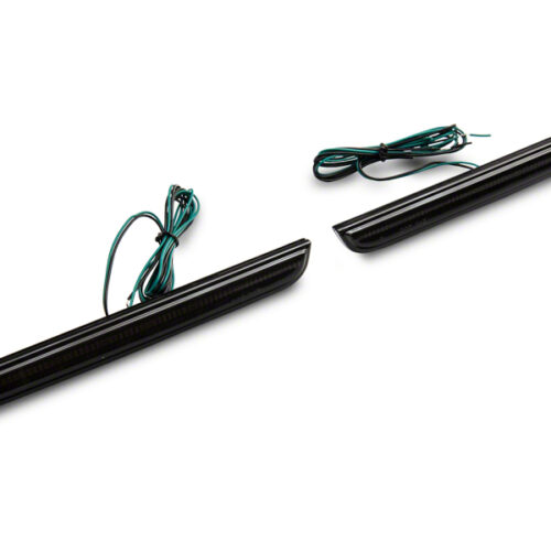 Raxiom for 2015-2023 Dodge Challenger Axial Series LED Rear Bumper Reflector Lamps- Smoked