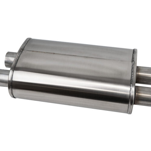 Corsa PRO-Series Tuned 304SS Muffler 2.5in Dual Inlet/Outlet - 22.25in OAL