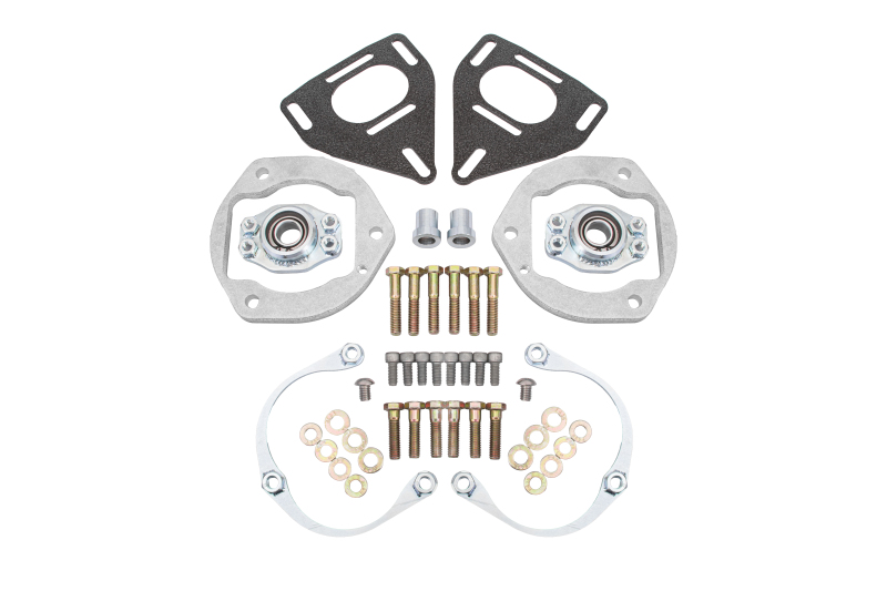 BMR 16-24 Chevy Camaro Caster Camber Plates - Black Hammertone