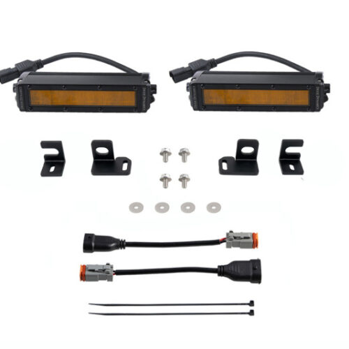 Diode Dynamics 2024+ Toyota Tacoma SS6 LED Fog Light Kit - Amber Wide - Image 5