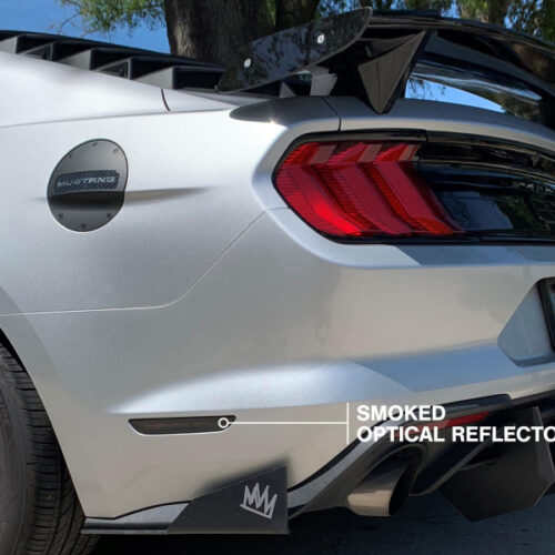 Raxiom for 2015-2022 Ford Mustang Axial Series LED Side Marker Lights Rear (Smoked) - Image 6