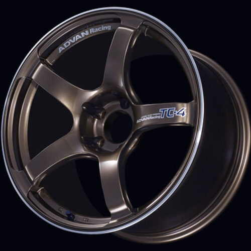 Advan YAD7I45EUAR TC4 17x9.0 +45 5x114.3 Umber Bronze Metallic and Ring Wheel