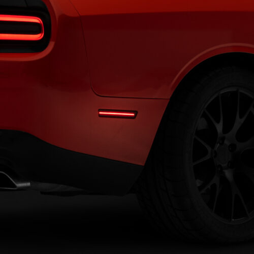 Raxiom for 2015-2022 Challenger Excluding Widebody Axial Series LED Side Marker Lights (Smoked) - Image 3