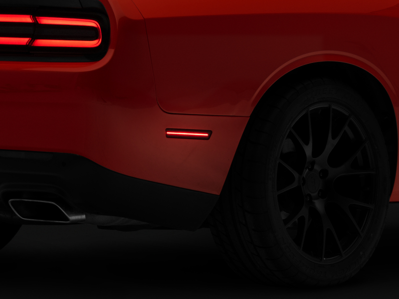 Raxiom for 2015-2022 Challenger Excluding Widebody Axial Series LED Side Marker Lights (Smoked) - Image 3