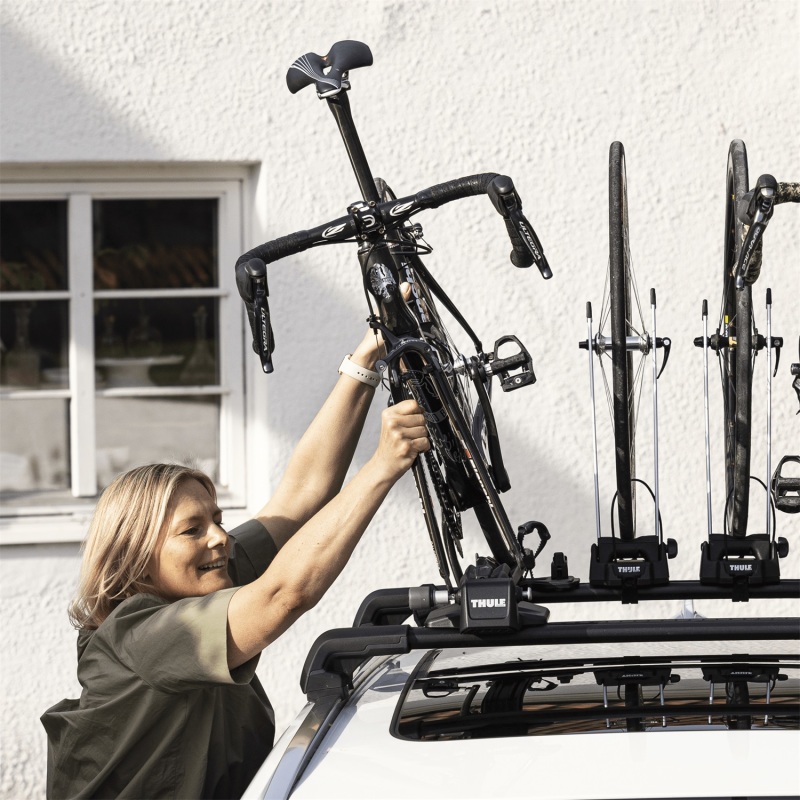 Thule Wheel-On Front Wheel Holder - Silver/Black - Image 6