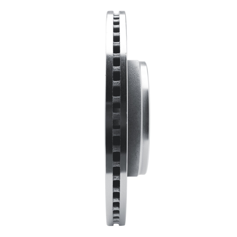 R1 Concepts for 21-25 Jeep Grand Wagoneer Front Right Drilled & Slotted Silver Brake Rotor - Image 3