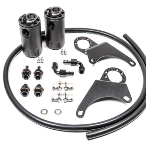 Radium Engineering Mitsubishi Evo 8-9 Dual Catch Can Kit Fluid Lock