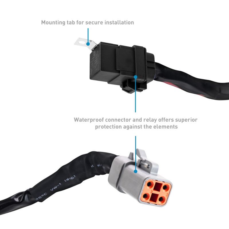 Borne Off-Road Light Bar Wire Harness For 30-50in Bar - Image 6