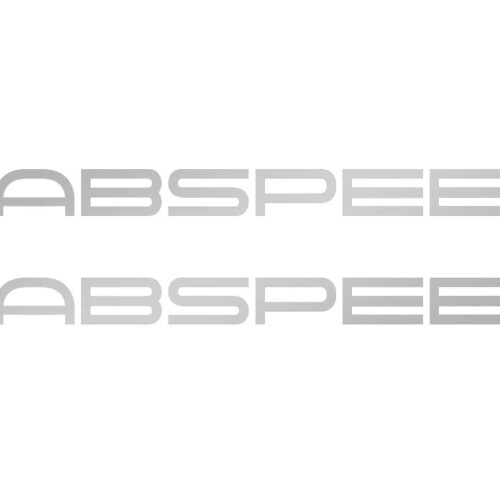 Fabspeed Motorsport Die-Cut Decals - Silver