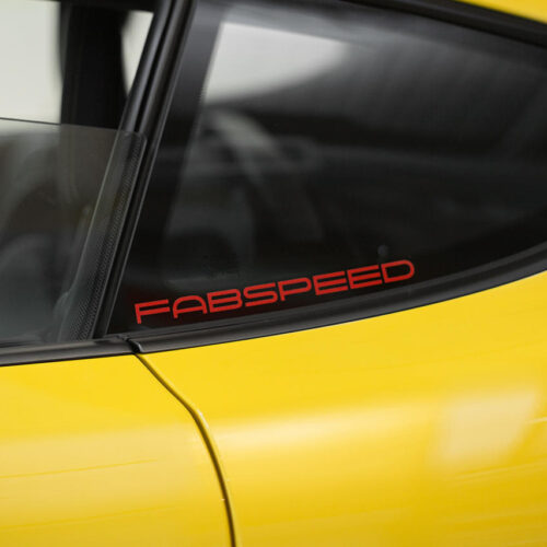 Fabspeed Motorsport Die-Cut Decals - Silver - Image 4