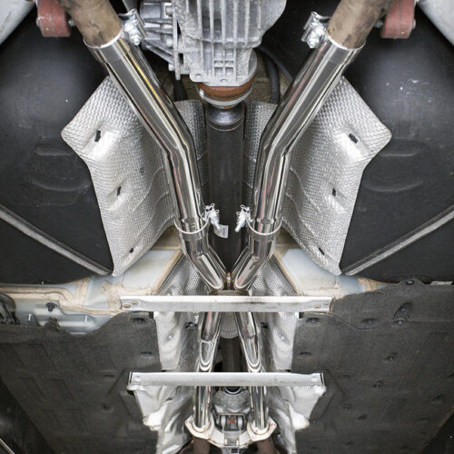 Alternative view of Fabspeed Audi S8 V10 Resonator Bypass X-Pipe (2006-2009)