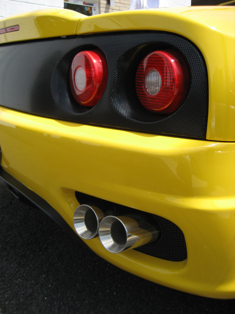 Fabspeed Ferrari 360 Deluxe Quad Style Tips (1999-2005) - Polished Stainless Steel Tips - Image 2