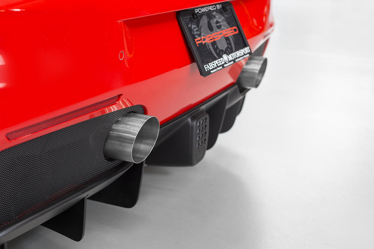 Fabspeed Ferrari 488 Challenge Style Titanium Tips - Image 4