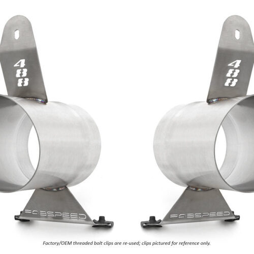 Fabspeed Ferrari 488 Challenge Style Titanium Tips