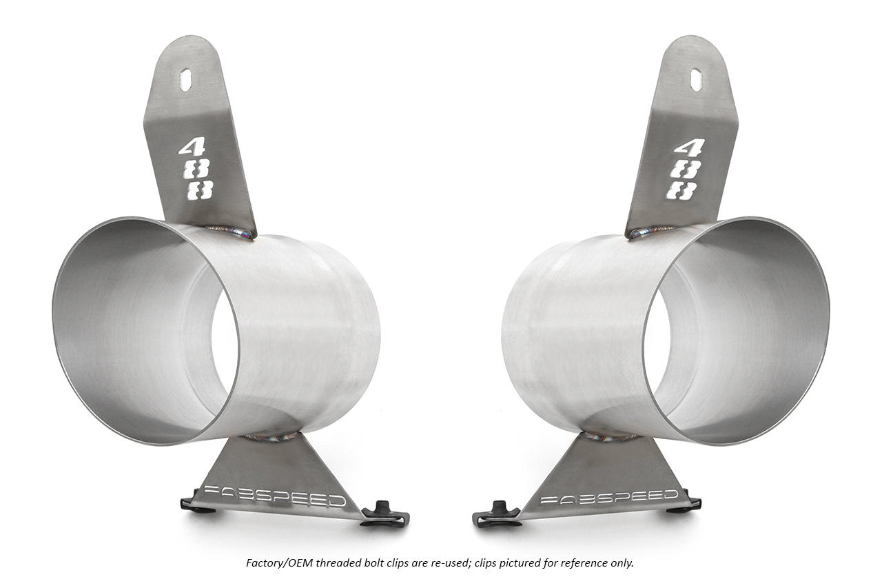 Fabspeed Ferrari 488 Challenge Style Titanium Tips