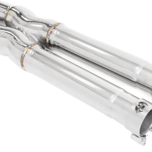 Alternative view of Fabspeed Ferrari California Resonator Bypass X-Pipe (2009-2014)
