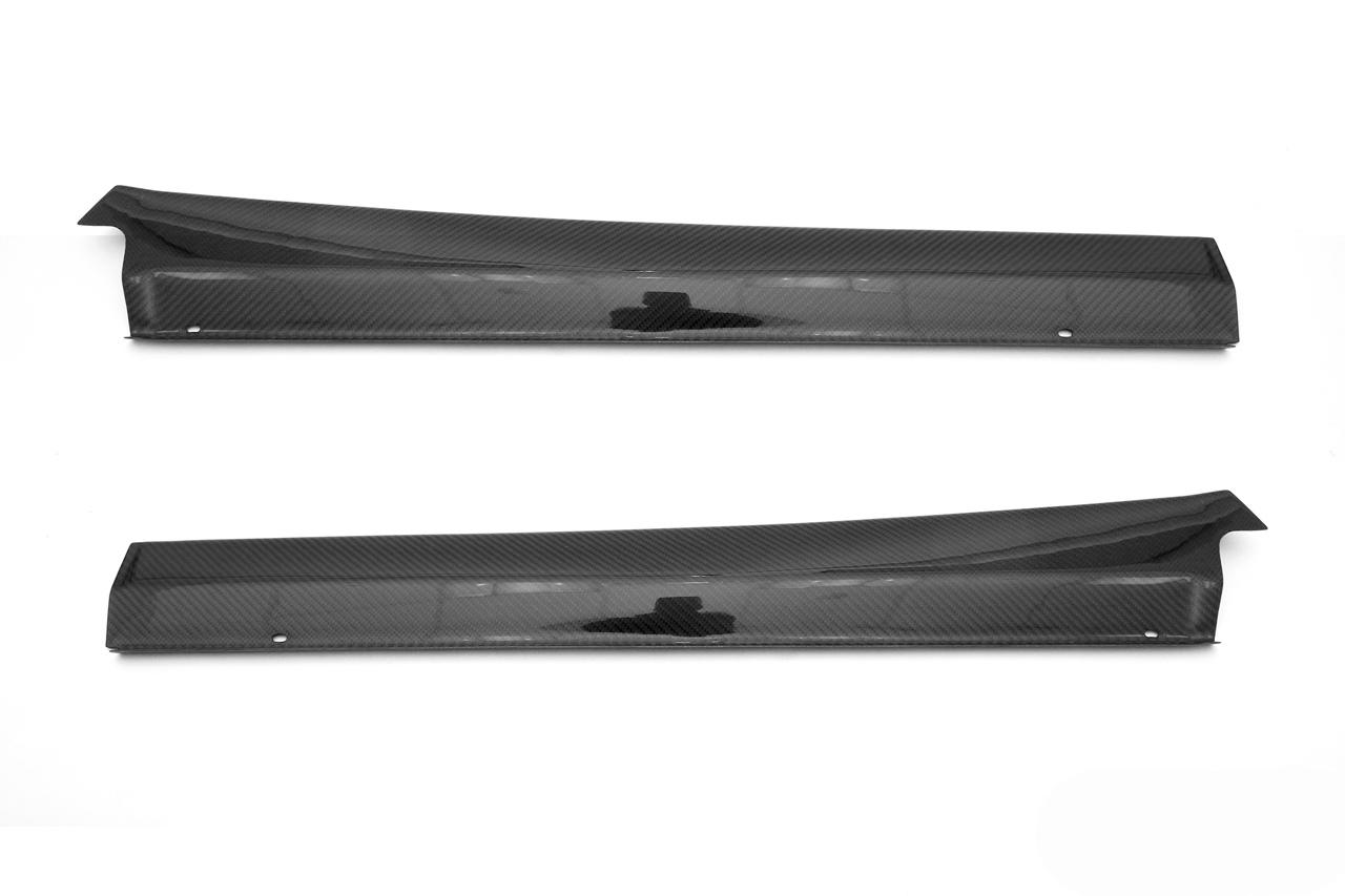 Fabspeed Ferrari F430 Carbon Fiber Door Sills with Script (2005-2009)