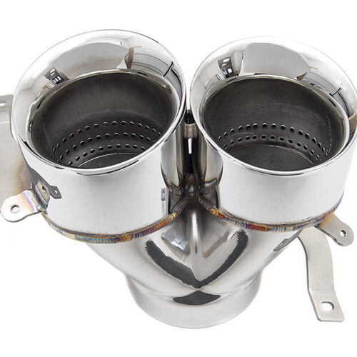 Fabspeed Lamborghini Gallardo Deluxe Quad Style Tips (2004-2008) - Polished Stainless Steel Tips - Image 4