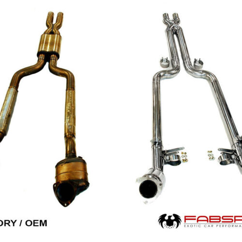 Alternative view of Fabspeed Maserati GranTurismo Sport Catalytic Converters (2008-2019)