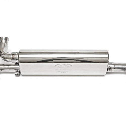 Alternative view of Fabspeed Porsche 964 Carrera Maxflo muffler cat-back Exhaust System (1989-1994) - Dual Outlet