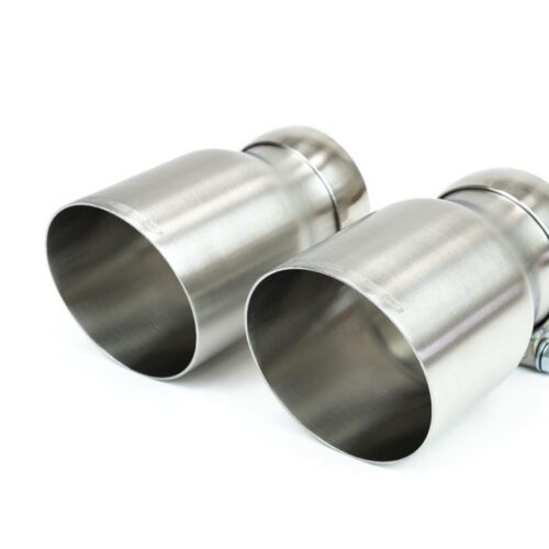 Fabspeed Porsche 981 Boxster/Cayman Maxflo TRUE X-Pipe with Dual Tips (2013-2016) - Titanium Tips - Image 7