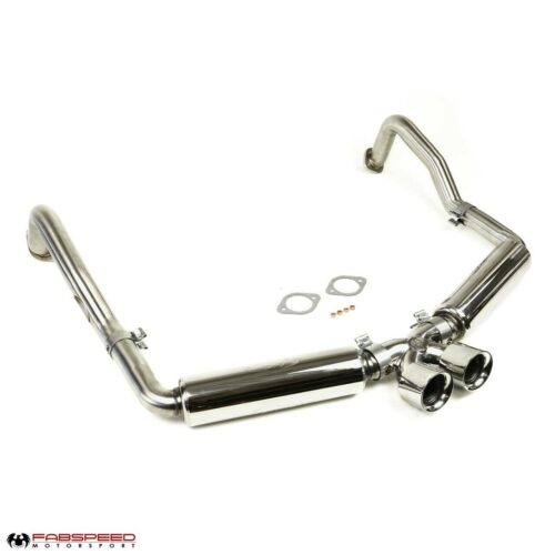 Fabspeed Porsche 981 Boxster/Cayman Supercup Race Exhaust System (2013-2016) - Carbon Fiber Tips - Image 4