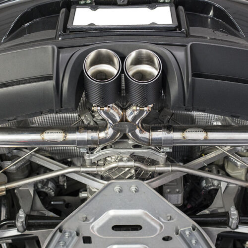 Fabspeed Porsche 981 Cayman GT4 Competition Conversion Kit - For Fabspeed Valved Exhaust - Image 4