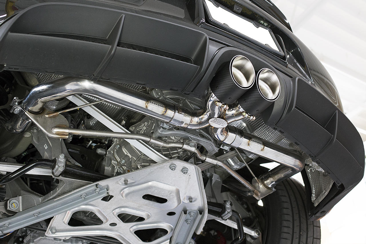 Fabspeed Porsche 981 Cayman GT4 Competition Conversion Kit - For Fabspeed Valved Exhaust - Image 3