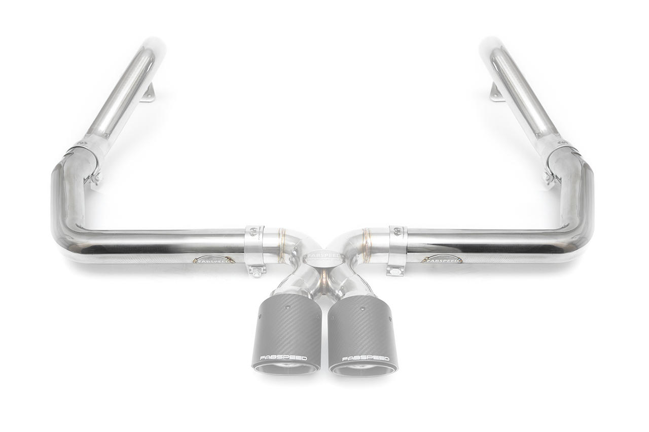 Fabspeed Porsche 981 Cayman GT4 Competition Conversion Kit - For Fabspeed Valved Exhaust - Image 2