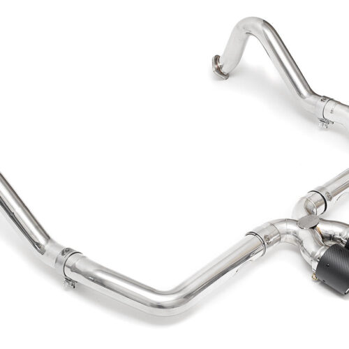 Fabspeed Porsche 981 Cayman GT4 Lightweight Competition Exhaust System - Titanium Tips - Image 15