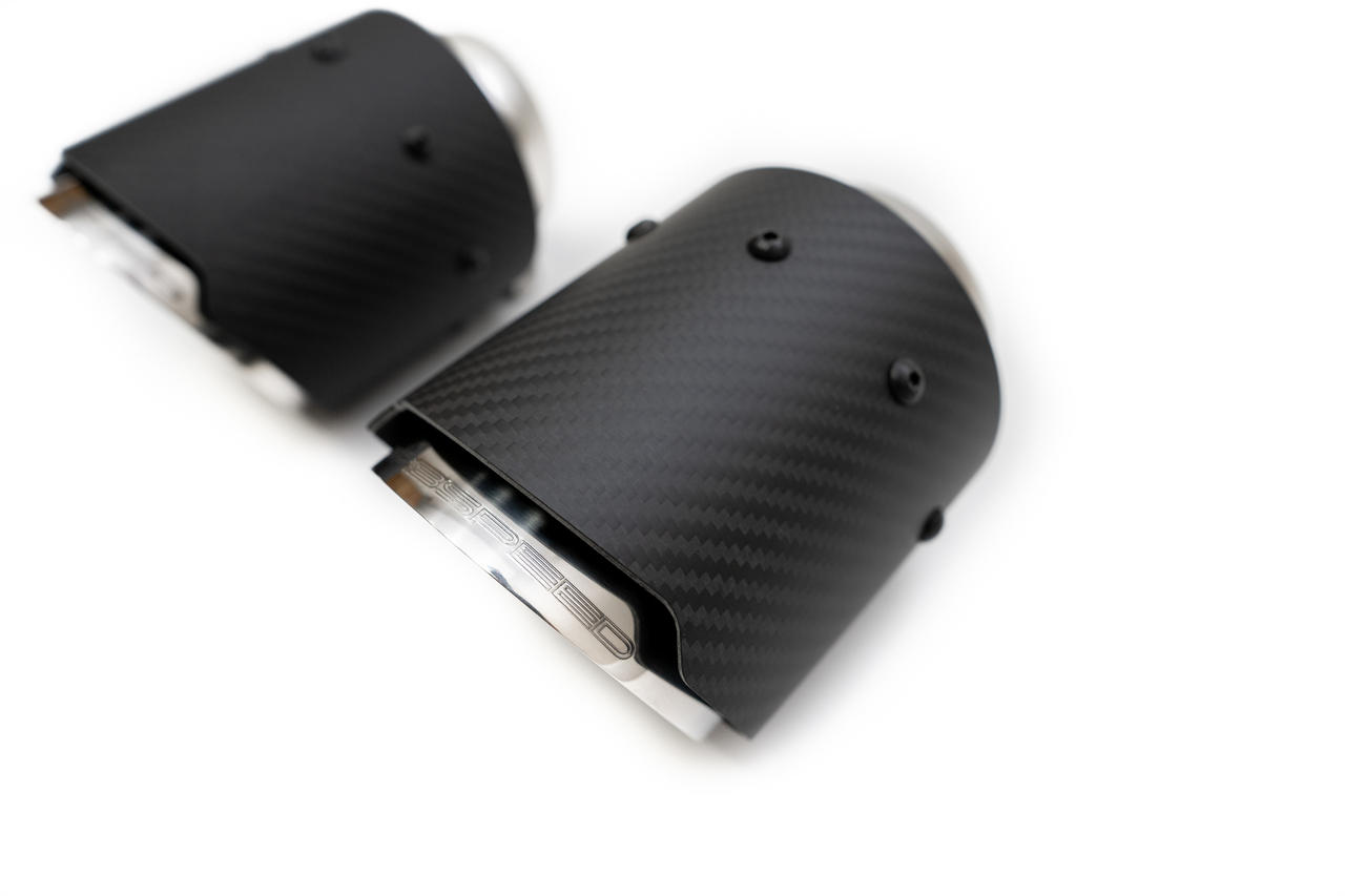 Fabspeed Porsche 981 Cayman GT4 Lightweight Competition Exhaust System - Titanium Tips - Image 11