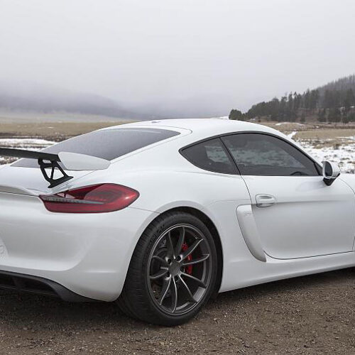 Fabspeed Porsche 981 Cayman GT4 Lightweight Competition Exhaust System - Titanium Tips - Image 4