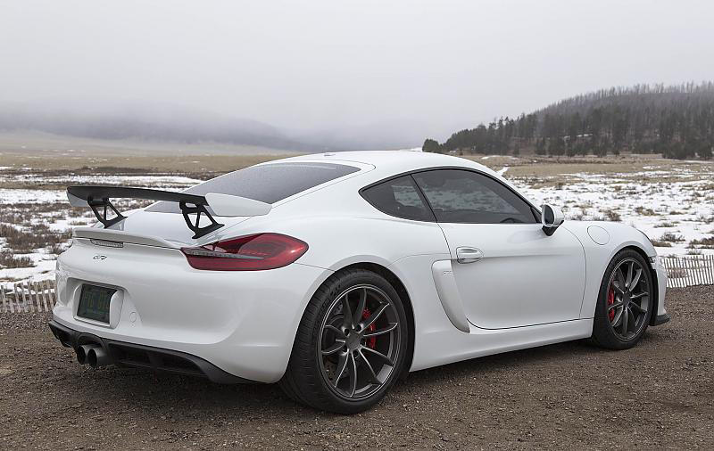 Fabspeed Porsche 981 Cayman GT4 Lightweight Competition Exhaust System - Titanium Tips - Image 4