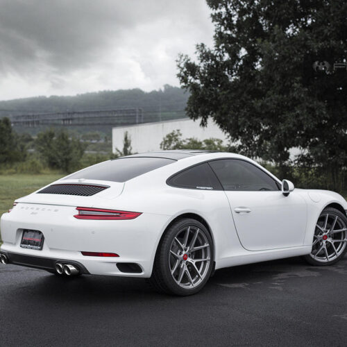 Fabspeed Porsche 991.2 Carrera Deluxe Quad Tips (2017-2019) - Satin Black Tips - Image 9