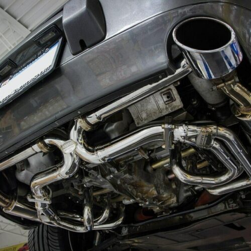Fabspeed Porsche 993 Carrera Maxflo Performance Exhaust System (1994-1998) - Narrow Body - Satin Black Tips - Image 5