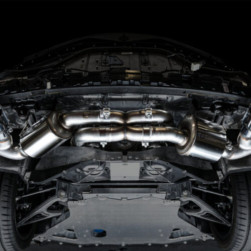 AWE Tuning Touring Edition Exhaust - Quad Chrome Silver Tips for 2020 Chevrolet Corvette (C8) - Image 10