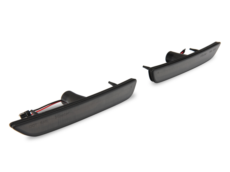 Raxiom for 2010-2014 Ford Mustang Axial Series LED Side Marker Lights (Smoked) - Image 5