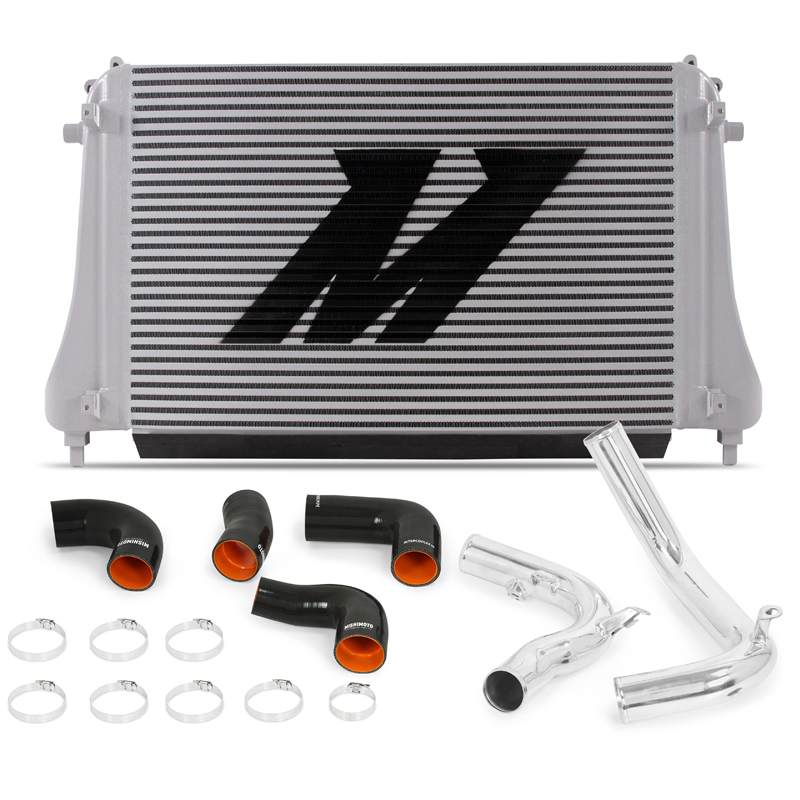 Mishimoto Performance Intercooler Kit w/ Pipes (Polished) for 2015+ VW MK7 Golf TSI / GTI / R