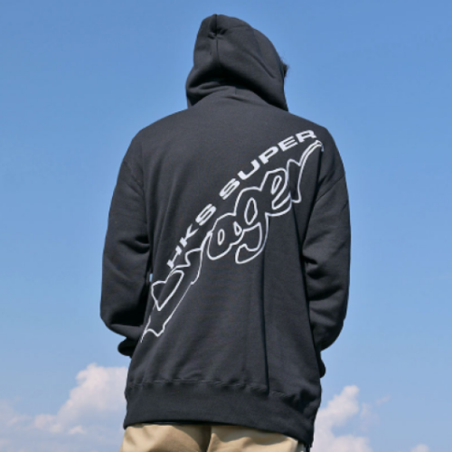 HKS HOODIE SUPER DRAGER BLACK XXXL