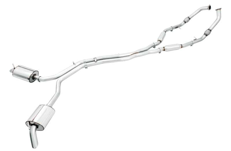 AWE Tuning Touring Edition Cat-Back Exhaust - No Tips (Turn Downs) for Audi B9 SQ5 Non-Resonated