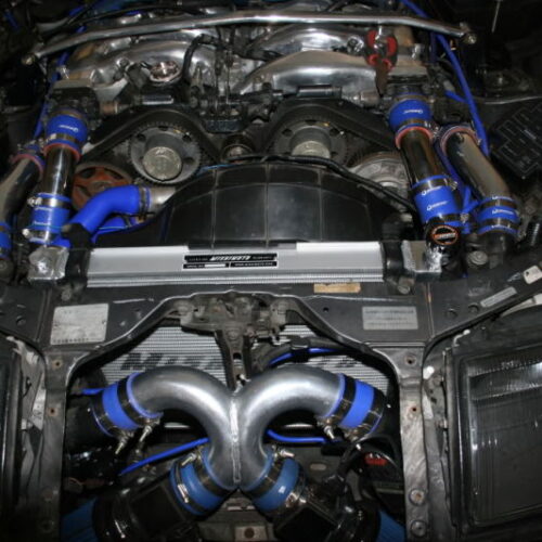 Mishimoto Aluminum Radiator for 90-96 Nissan 300ZX Turbo Manual - Image 8