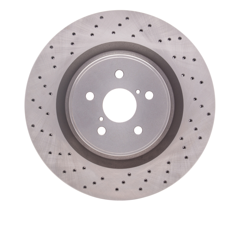 DFC 08-14 Lexus IS F Front Drilled Brake Rotor - Image 5